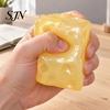 Cheese Squeeze Toy Stress Relief Toy, Slow Rising Pearlescent Fidget Washable Sensory Toys for Boredom Simulated Adults Kids Hand Relaxing
