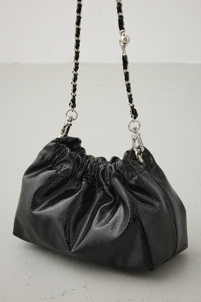 AZUL by Moussy Women's Metal Chain Pochette Bag, 250IAC55-1331, Free Size, Black