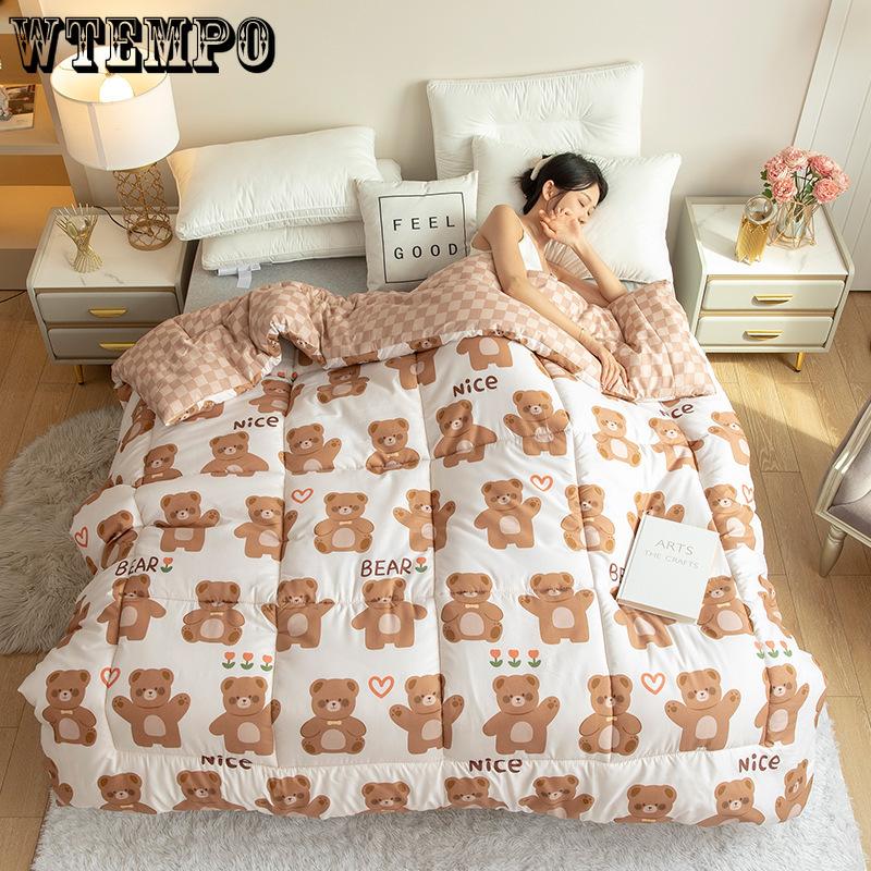 Luxurious Checkered Queen Comforter Set - Stain Resistant, Soft Microfiber, Lightweight, Breathable, Easy Care For All Seasons