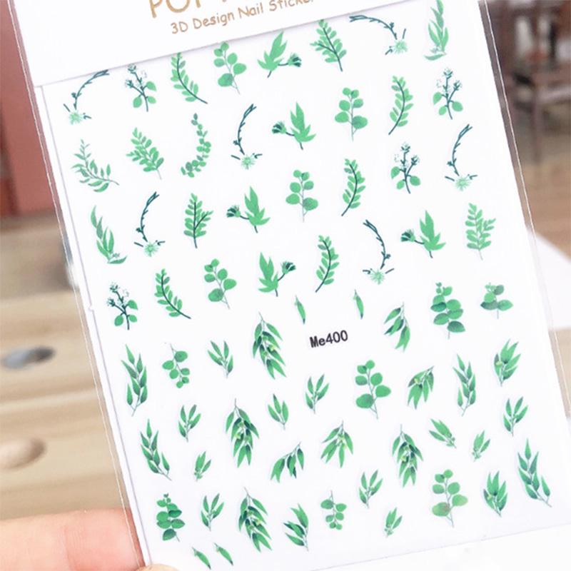 Children's Cute Nail Sticker Summer Fruits Design Cartoon Self-adhesive Waterproof Nail Art DIY Sticker for Kids Gift