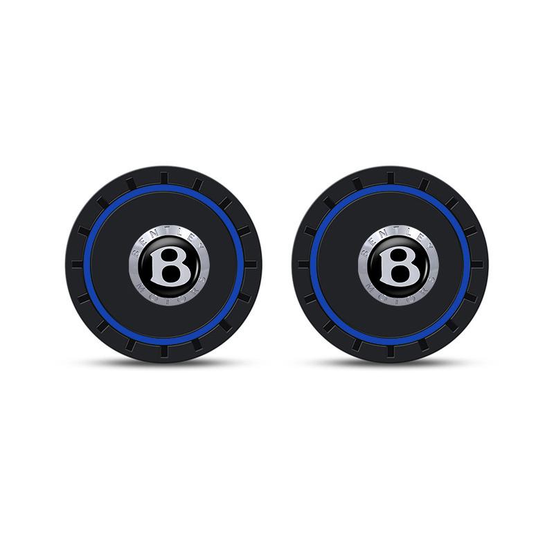 

Car Cup Holder Insert Coasters Non-Slip Anti-Spill Design for New Bentley Flying Hurtling Spur Continental GT Bentayga Mulsanne