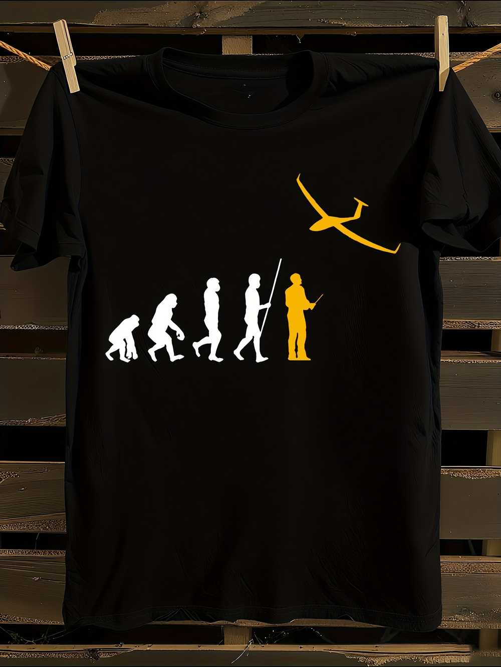 Футболка с графическим принтом «Эволюция радиоуправляемых моделей самолетов» XXXL