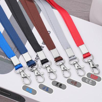 1.2cm Lobster Clasp ID Card Holder Neck Lanyard for Employee Badge and Exhibition Badge