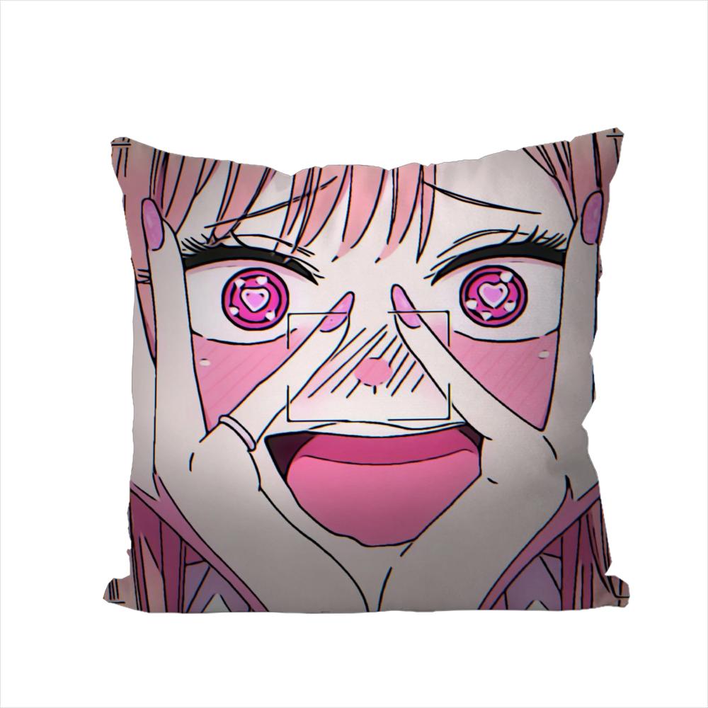 Kitagawa Marin Pillow Case For Car Sofa Decorative Home Doublesided Print Plush Square Throw Pillow Cushion Cover