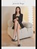 2023 Autumn Korean Style Women's Fashion: Double-Breasted Jacket and Pleated Skirt Two-Piece Suit
