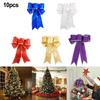 High Quality Christmas Flannelette Bow Christmas Decorations Bows Home Decor