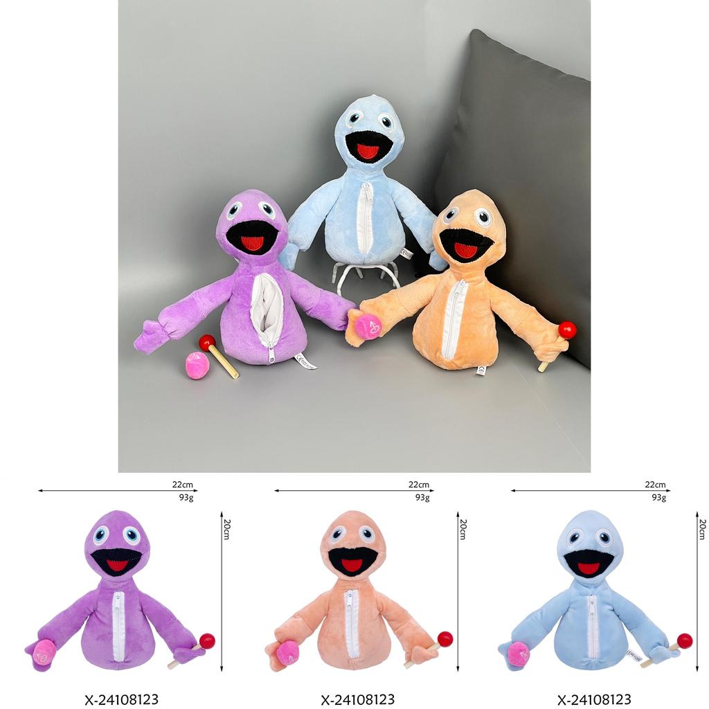 Yeeps Hide And Seek Plush Dolls With Wooden Accessories For Kids Play And Collecting
