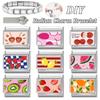Creative Fruits Series Grape Cherry Lemon Coconut Orange Italian Charm Link Fit 9MM Stainless Steel Jewelry DIY Making Bracelet