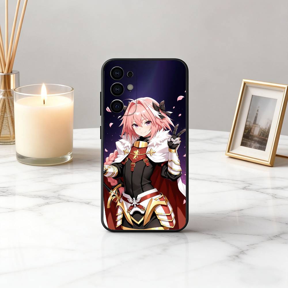F-Fate A-Apocrypha A-Astolfo-faa-es Phone Case For Samsung S25,S24,S21,S22,S23,S30,Ultra,S20,Plus,Fe,Lite,Note,10,Black Cover