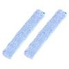 2Pcs Microfiber Window Scrubber Refill Sleeves 35Cm Reusable Glass Cleaning Replacement Streak Free High Absorption Washable