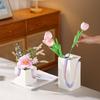 Modern Color Special-shaped Ceramic Vase Art Streamline Color Irregular Hydroponic Vase Flower Arrangement Container Decoration