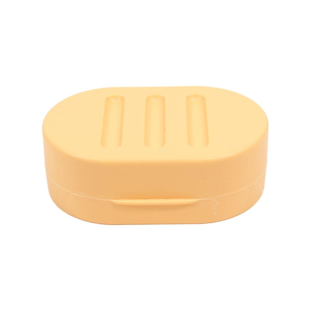 Round Travel Soap Box Portable Soap Dishes Tray with Lid Waterproof Sealed  Container for Bathroom Shower Bathroom Gadgets