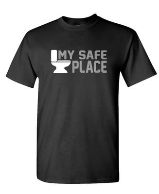 My Safe Place Funny Humor Joke TShirt Summer Cotton Short Sleeve ONeck Mens T Shirt New S3XL