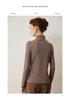 Women's Machine Washable Ultra-Fine Wool Base Layer: Half-High Neck, 2026 Autumn/Winter Thin Knit Sweater