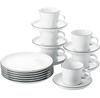 Coffee Set Cucina Colori Black, 18 Pieces (42100-671167-28485)