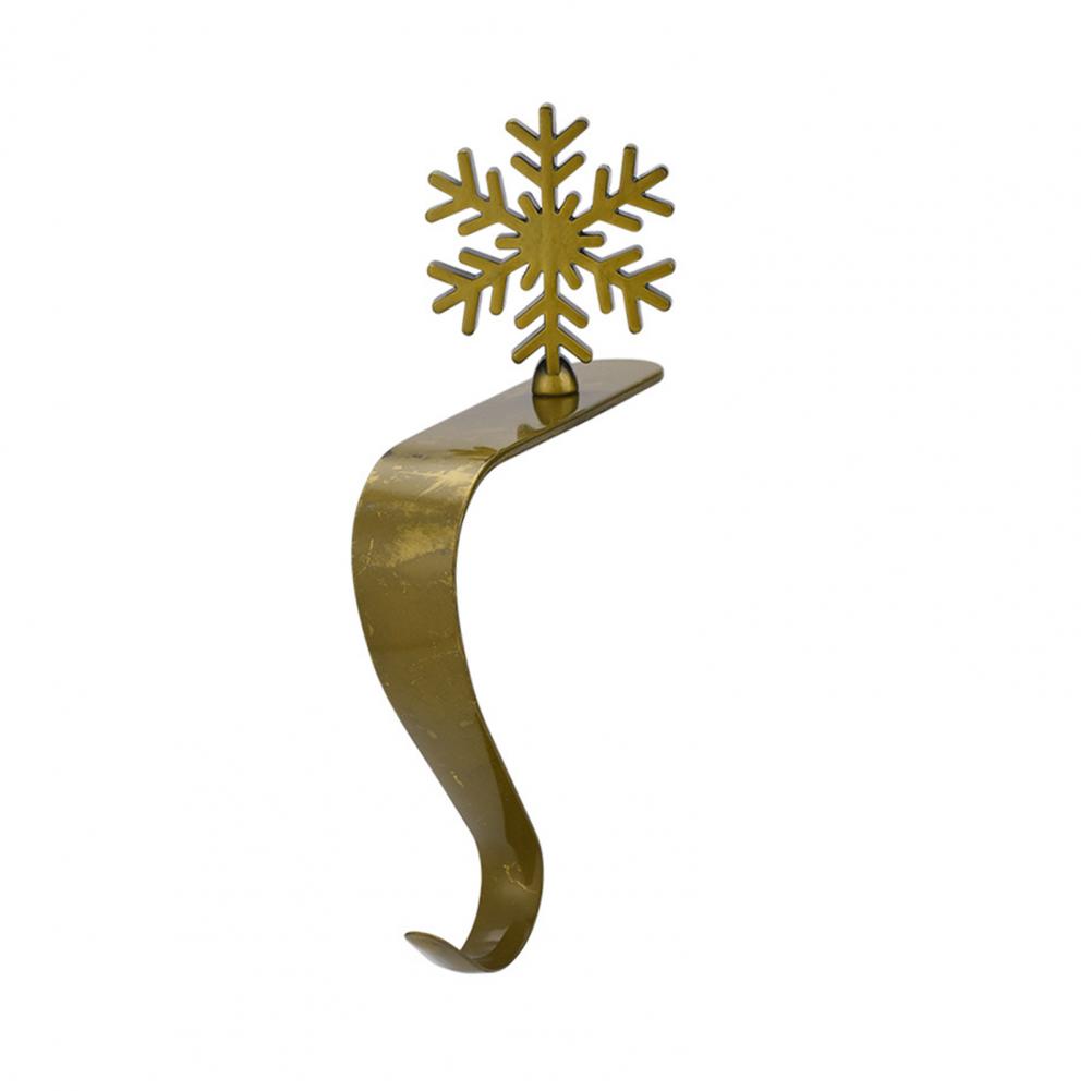 Holiday Stocking Hook Reindeer Stocking Hook Festive Christmas Stocking Hooks Non-slip Metal Hangers for Mantel Ornaments