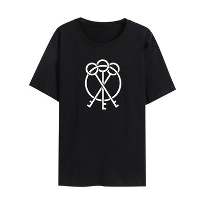 Verão 2025 Última Moda Marca de Luxo Algodão Estampado Top Camiseta Lazer Esportes Negócios Gola Redonda Top Camiseta Masculino e Feminino