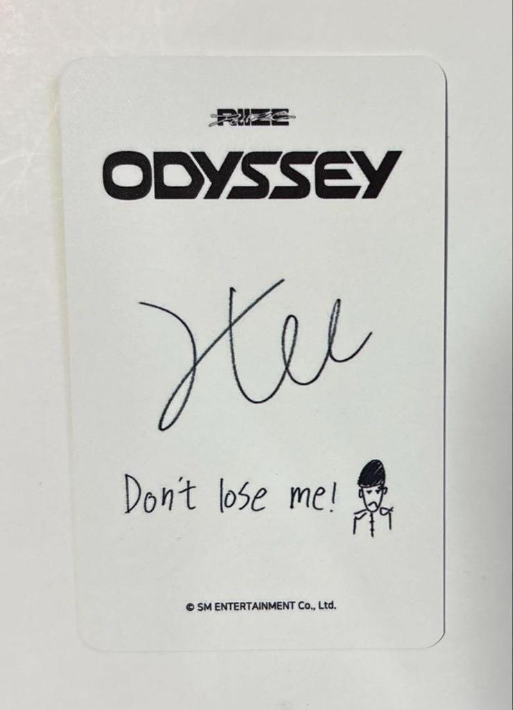 [USED] RIIZE ODYSSEY interasia Rakidro Trading Card Sohi