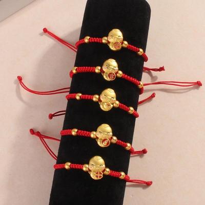 Náramek Zodiac Had 2025: Roční korálky a tkaný design pro páry