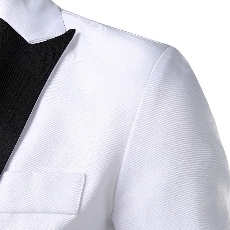 Lässiger kleiner Anzug für Herren, koreanische Version des modischen, schmal geschnittenen, farblich passenden Anzugsjacketts für Jugendliche