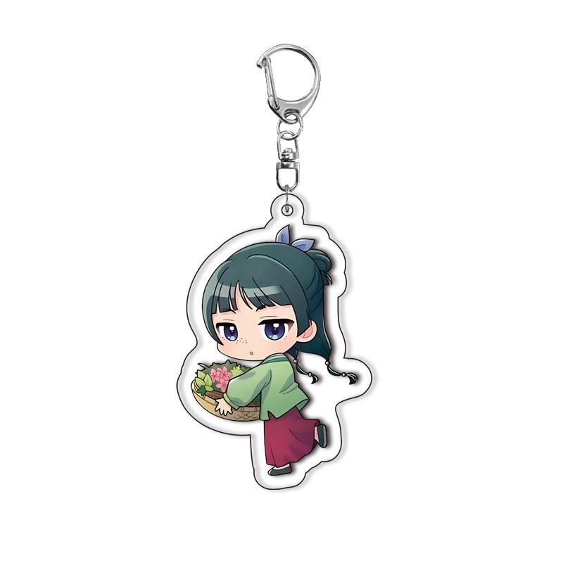 The Apothecary Diaries Double Sided Acrylic Keychain, Maomao Jinshi Cute Anime Bag Pendant