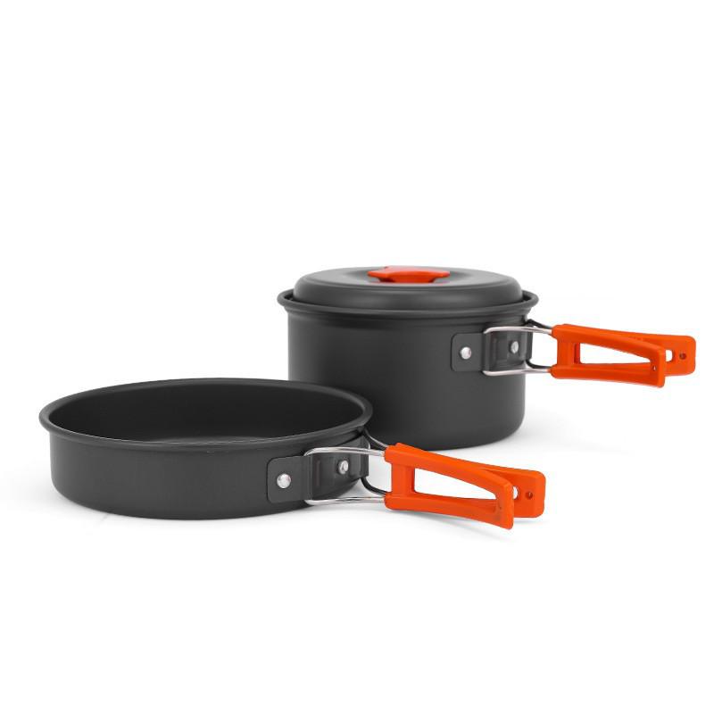 DS-200 Portable Non-stick Outdoor Cookware Set for 1-2 People