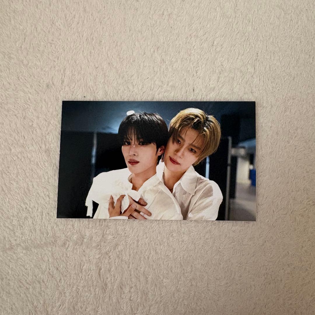 [USED] Produce 101 Japan New World Fanbook Bonus Photo Card: Yuran Abe & Ricky (Venue Limited Edition)