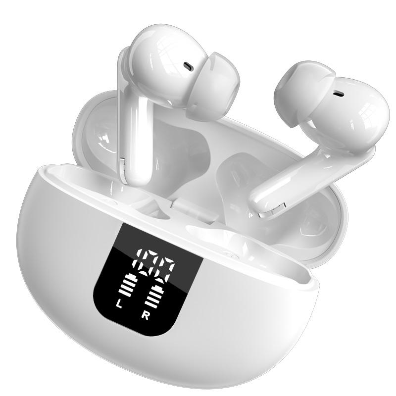 2024 Wireless Headphones HiFi Stereo Sport Earphones with Noise Canceling Mic, 90Hs Playtime, Bluetooth 5.4 with LED Power Display for Android iOS