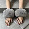 Soft Faux Fur Wrist Cuffs Keep Warm Plush Sleeve Covers Arm Warmer Sleeves  Autumn Winter