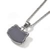 European and American New Jewelry Cute Cartoon Cat Zircon Pendant Gold Hip Hop Style Girl Necklace