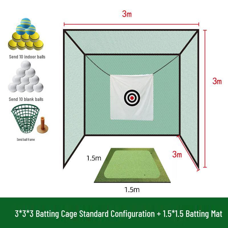 Golf Practice Hitting Cage Set