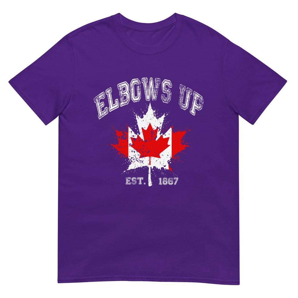 Elbows Up Canada Est 1867 Proud Canadian Strong Canada TShirt