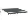 VidaXL Automatic Retractable Awning Anthracite 3.5x2.5 M 3154487