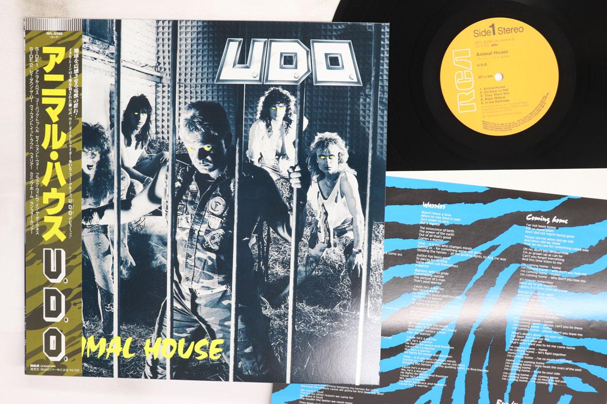 

LP Record U.D.O. Animal House RPL8398 RCA 1988 Japan Obi Metal Used