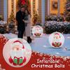 35cm Giant Inflatable Christmas Balls PVC Big Balls Xmas Tree Decorations Outdoor Holiday Yard Lawn Christmas Balloon