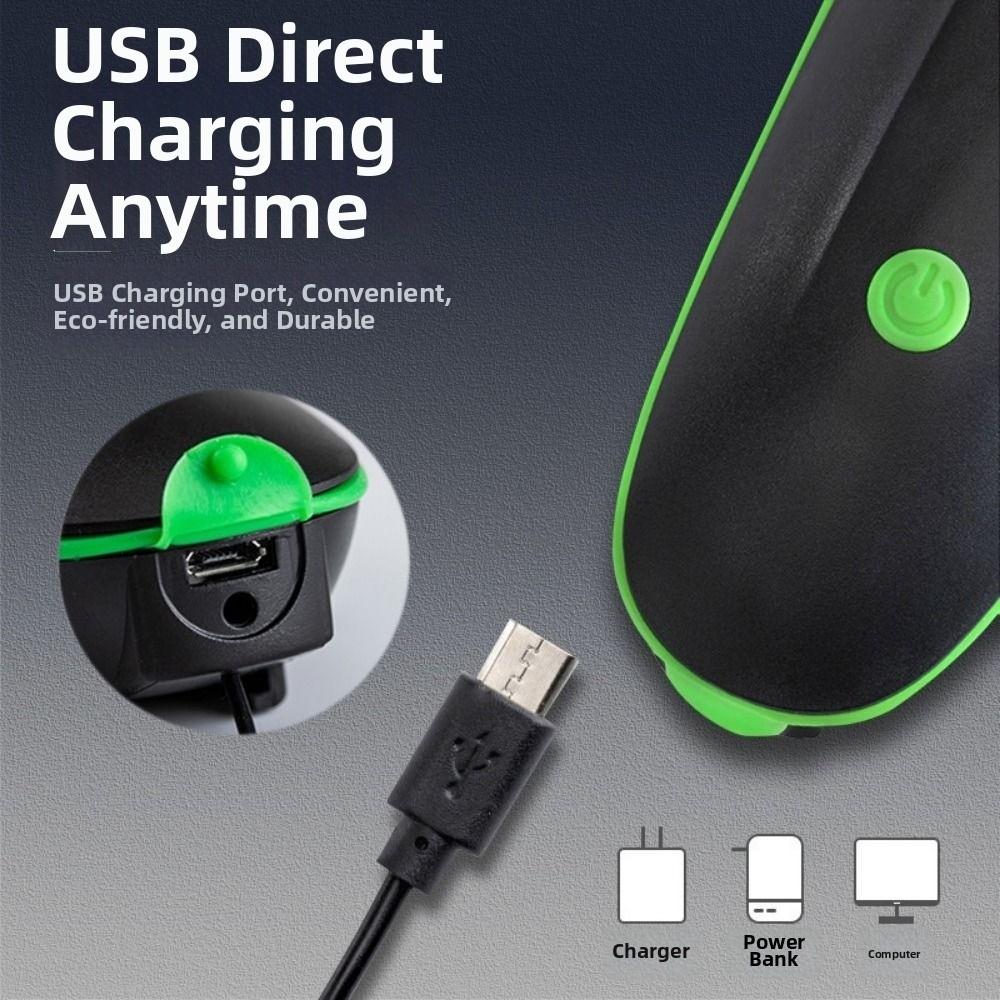 Waterproof Bicycle Front Light USB Rechargeable Bike Lantern Headlight New Electric Loud Horn