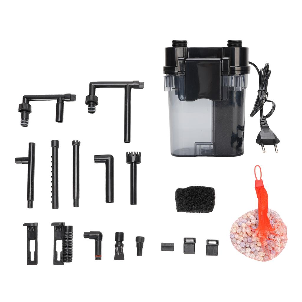 Wall Mounted Fish Tank Filter 300L H 4W Plastic External Aquarium Filter for Water Pressure Pump Outdoor Ponds EU Plug