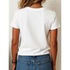 European Size Women'S Oversized Casual T-Shirt - White Pumpkin & Leopard Print with "Hey Pumpkin" Lettering, Short Sleeve Round Neck