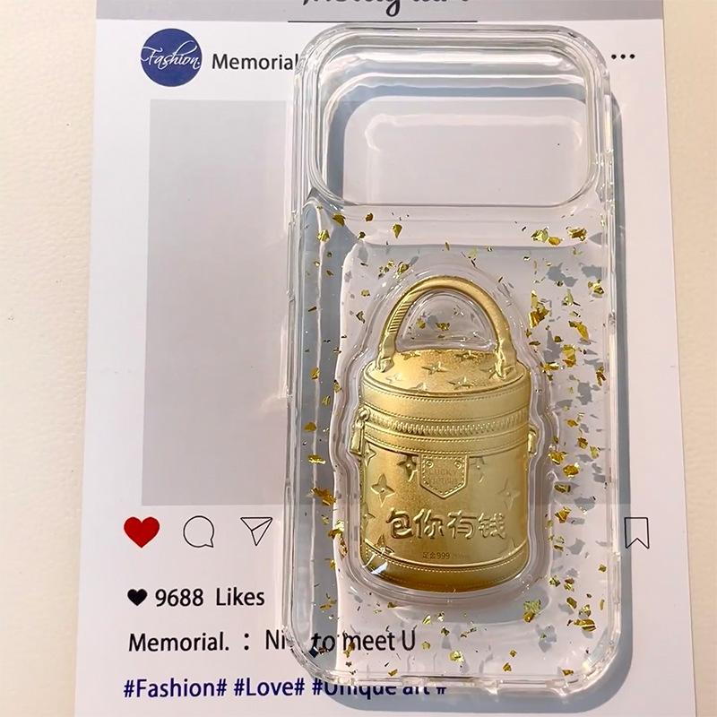 

Year of The Horse Mobile Phone Case for Apple 17 Promaxm Gold Foil for IPhone 16 Bag You Have Money 14 For iPhone 17Promax