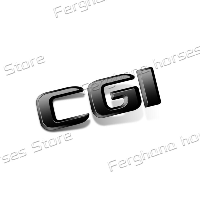 

3D ABS Plastic CGI CDI Logo Car Side Fender Rear Trunk Sticker For Mercedes Benz W213 W204 W205 W207 S350L E260L C200 GLA CLA