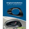 LUJUNTEC Interior Inside Trim Bezel Door Handles,Front Door Handles Driver Left Passenger Right Side,Replacement for 2002-2009 For Chevrolet for