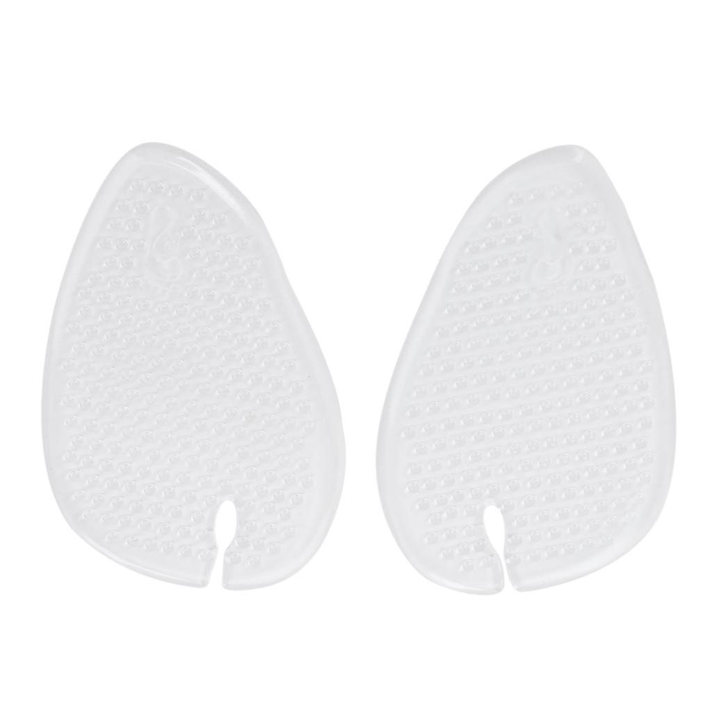 1 Pair Silicone Gel Inserts Cushion Foot Care Insoles For Flip Flop Sandals