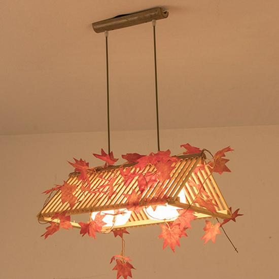 Retro Asian Tatami Pendant Light for Restaurants and Bars