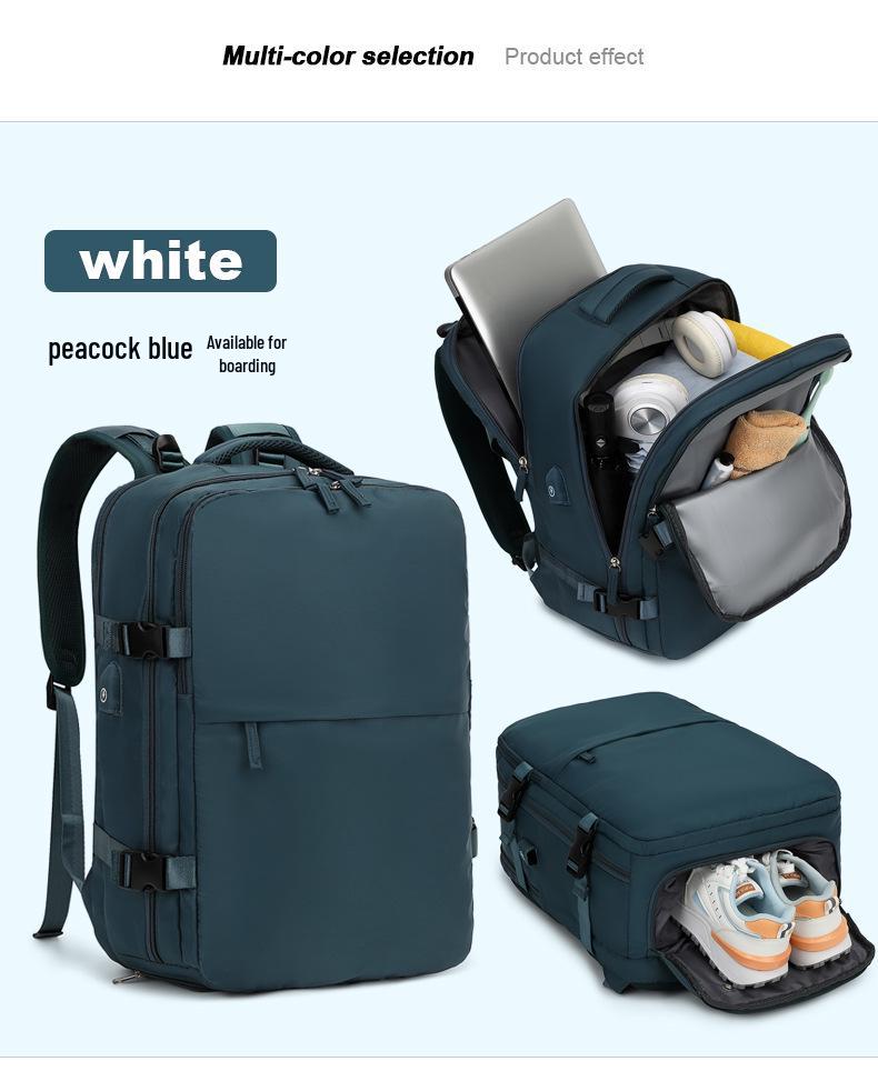 Girls' Extra Large Multifunctional Backpack with Wet/Dry Separation - Nylon, Waterproof, Ideal for Short Trips & School