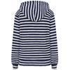 Lazy Jacks Womens/Ladies Striped Textured Full Zip Hoodie