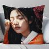 Korean Celebrity SShin Eun Soo Pillow Case Fashion Square Pillowcase Bedroom Sofa Room Ins Decoration Leisure