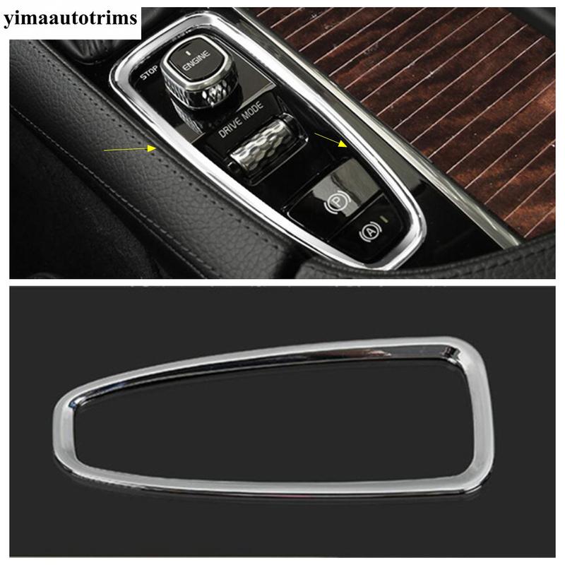 Stalls Gear Shift Hand Brake Park Button Frame Cover Trim For Volvo V90 Cross Country S90 2017 -  ABS Accessories Interior
