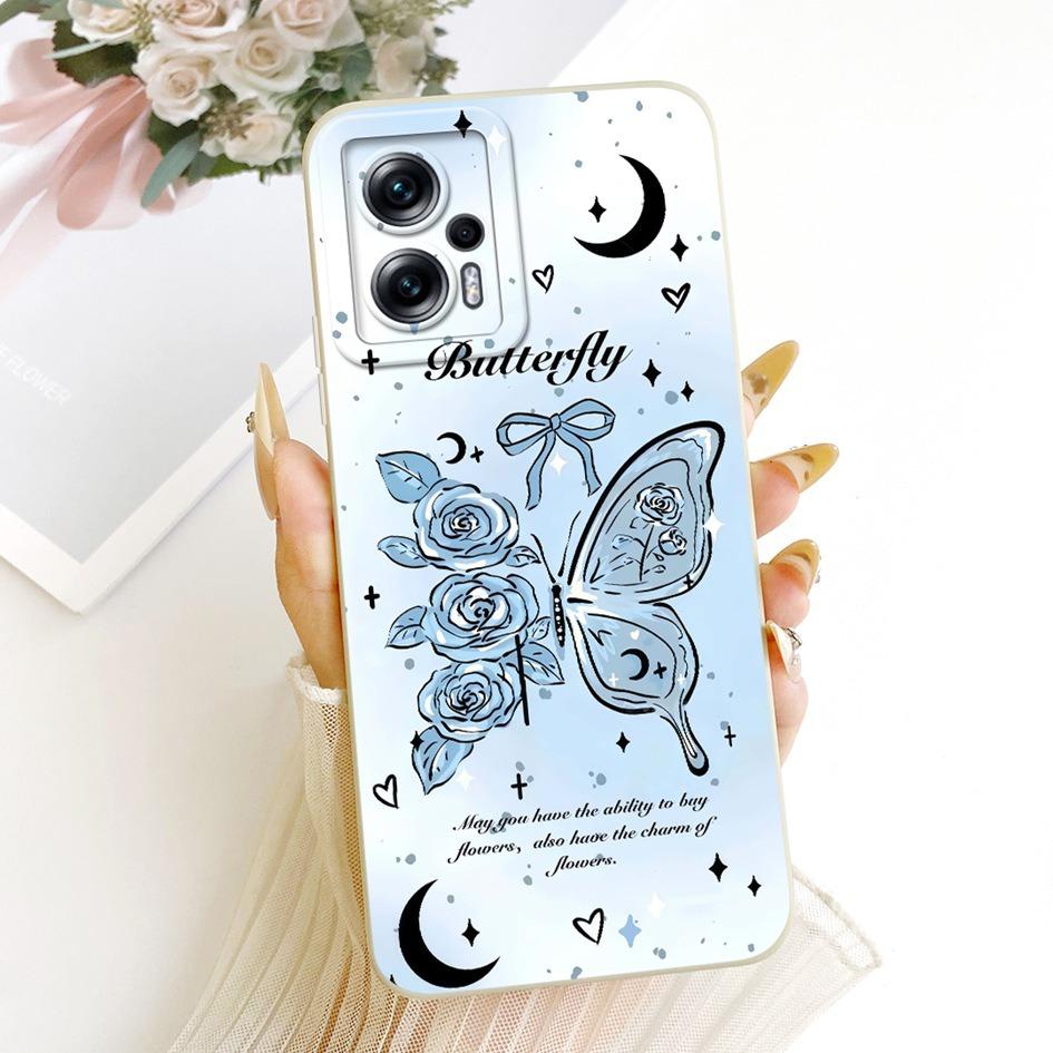 For Xiaomi Redmi Note 11T Pro 5G Case Note 11T Pro+ K50i Cover Luxury Painted Soft Silicon Phone Case For Xiaomi Poco X4 GT Capa