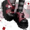 Autumn New Fashion Girl Versatile Sweet Cool Style Mary Jane Weird Poker High Heels