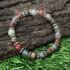 8mm Natural Red Blood Stone Gemstone Round Healing Stone Jewelry Handmade Beaded Bracelet 7.5" For Partywear CSB-13